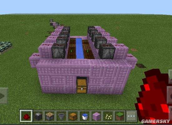 我的世界全自动南瓜西瓜机 如何让作物自动收获