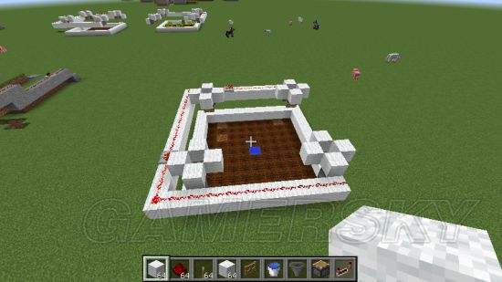 我的世界楼形一年生作物半自动收割机制作详解