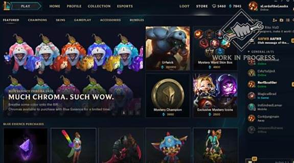 S8季前赛版本蓝色精粹商店列表曝光