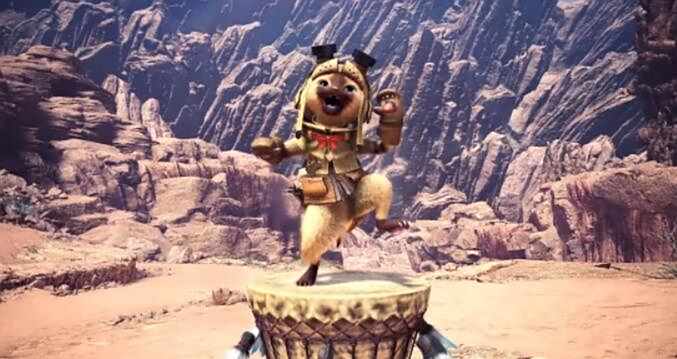 《怪物猎人:世界》养宠物猫伴 能奏乐加Buff