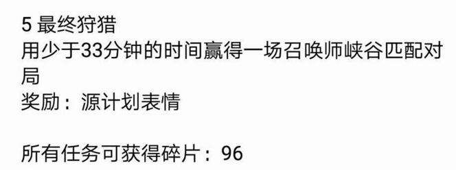 LOL源计划猎任务攻略 终极狩猎图标获得方法