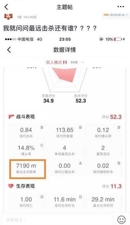 绝地求生最远击杀距离被破 7千米一击必杀
