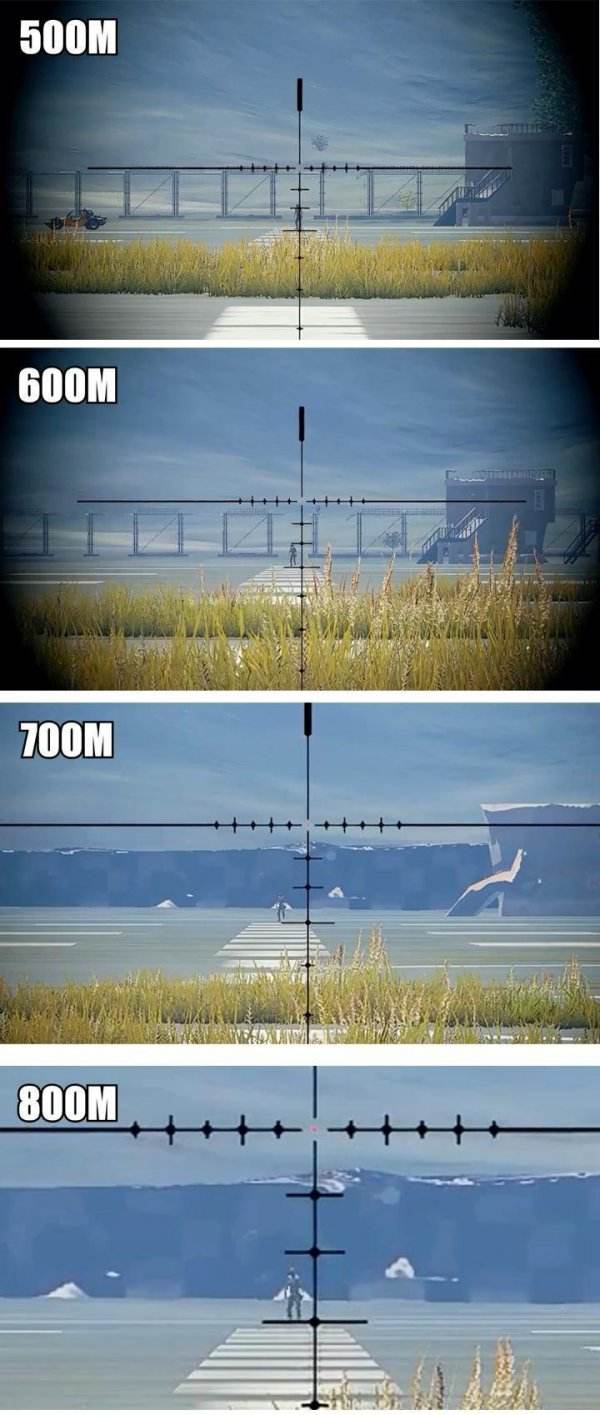 绝地求生测距大型攻略 怎么看吃鸡所有瞄准距离