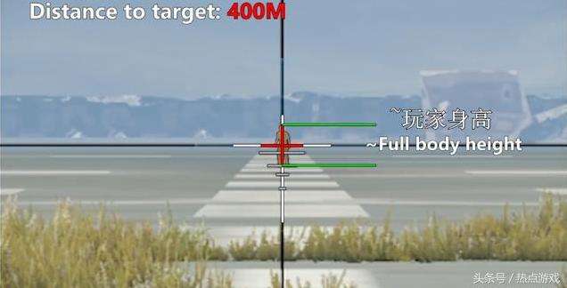 绝地求生98K、SKS怎么爆头？教你新版4倍镜测距
