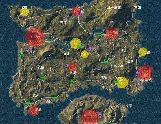 绝地求生刺激战场跳哪里好 这些地方真的肥