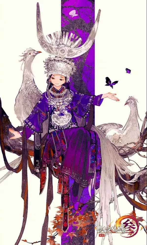 《剑网3》有爱同人插画赏 十三门派裙装图
