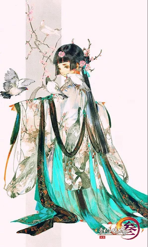《剑网3》有爱同人插画赏 十三门派裙装图