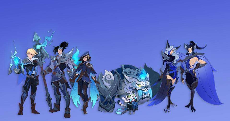 S7世界冠军SSG冠军皮：黑蓝为主的色调