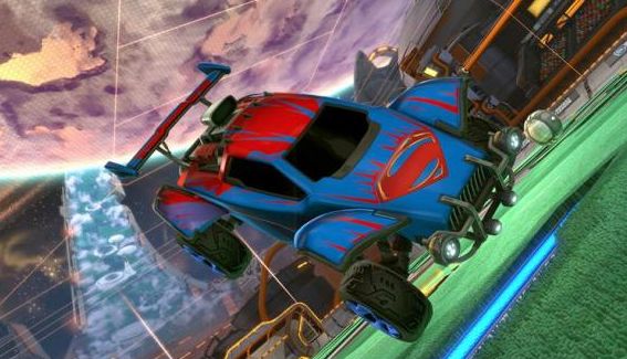 火箭联盟新DC超级英雄DLC 蝙蝠车纵横战场