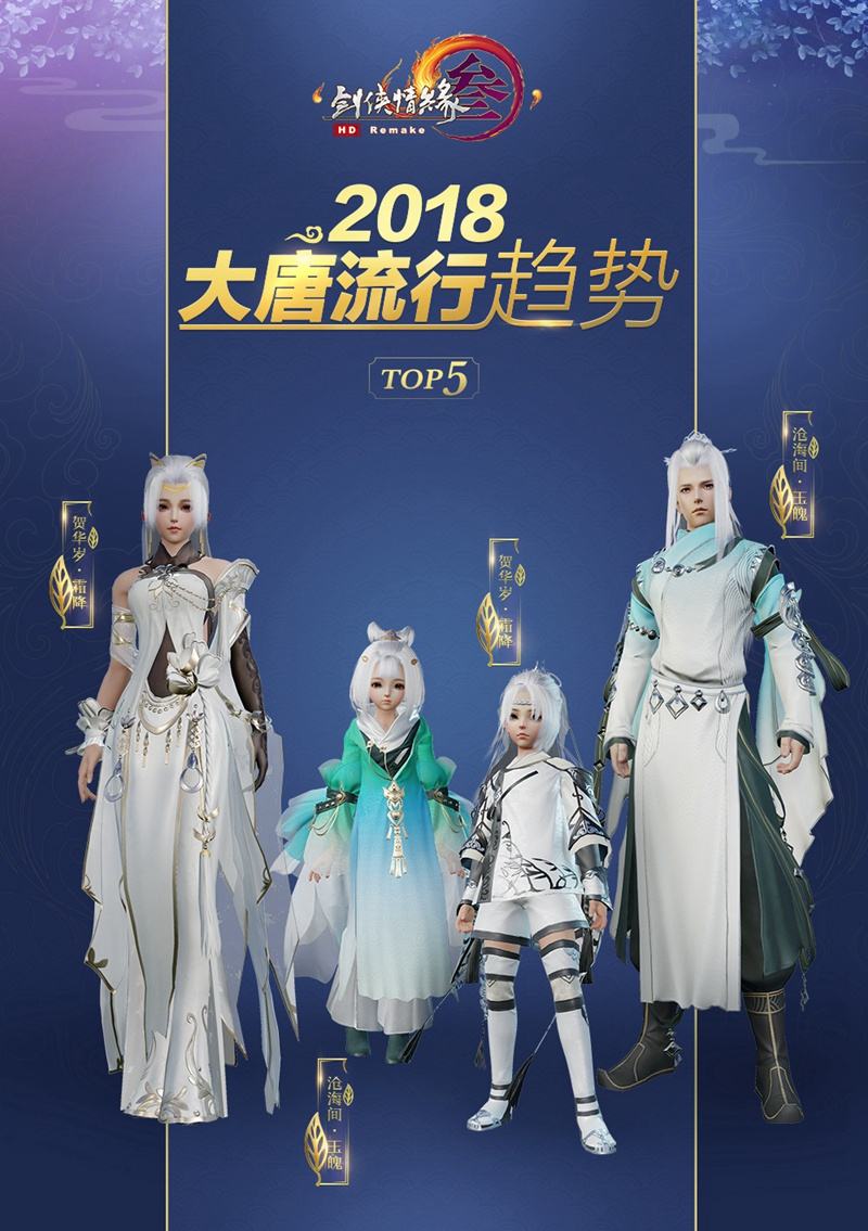 《剑网3》2018时尚风向标 设计大赛明日开幕