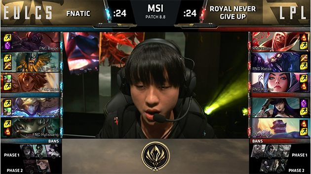 MSI简报：Rekkles五杀无用 RNG挺进决赛