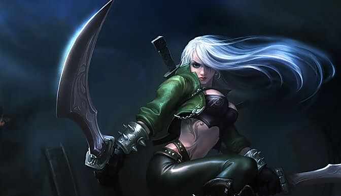 新皮肤陪练总是卡特琳娜