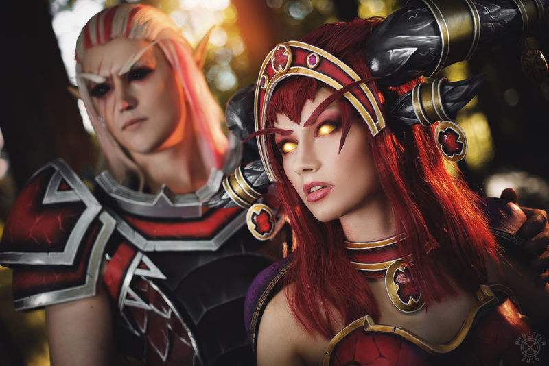 国外玩家精品COS:克拉苏斯和红龙女王