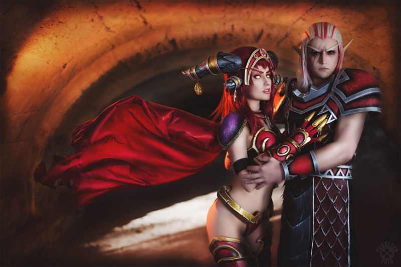 国外玩家精品COS:克拉苏斯和红龙女王