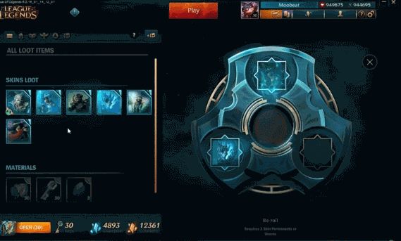 美服玩家连开40个箱子 海克斯工匠系统水有多深