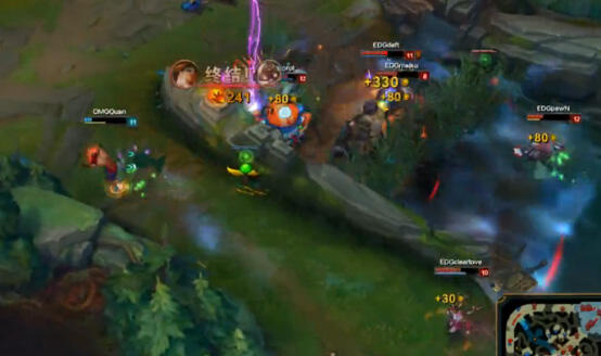 EDG全力以赴 硬战不输运筹稍欠OMG遗憾告负