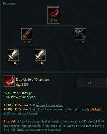 lol新装备黄昏之刃分析 杀人仅需两秒搞定