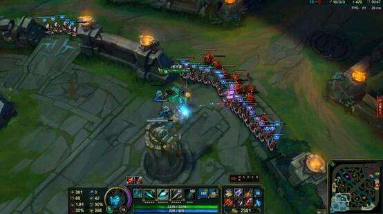 英雄联盟中用眼来堵住小兵的去路详解