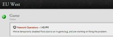 欧服更新6.4遇BUG 无双剑姬菲奥娜被禁用