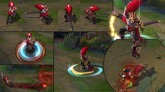 公告:腥红之月皮肤之亚索和凯南上架