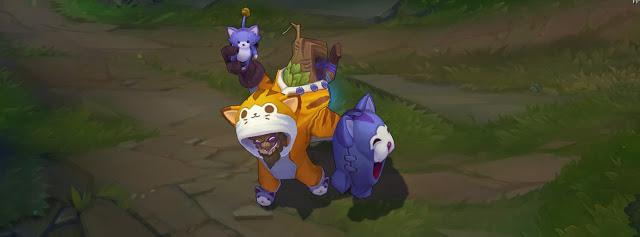 lol大树愚人节新皮肤喵凯原画及视频预览