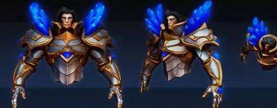 lol宝石骑士重做模型原画预览:新模型帅一脸