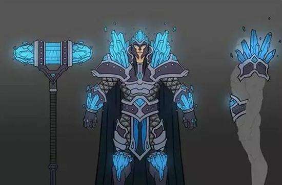 lol宝石骑士重做模型原画预览:新模型帅一脸