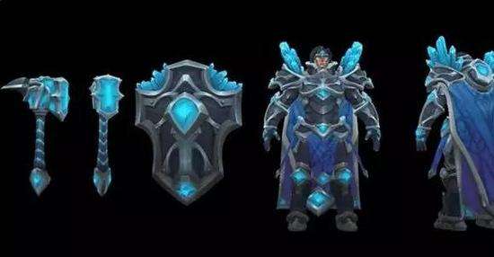 lol宝石骑士重做模型原画预览:新模型帅一脸