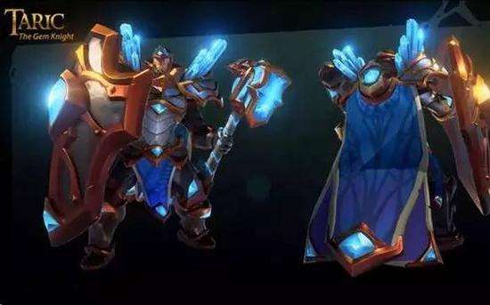 lol宝石骑士重做模型原画预览:新模型帅一脸