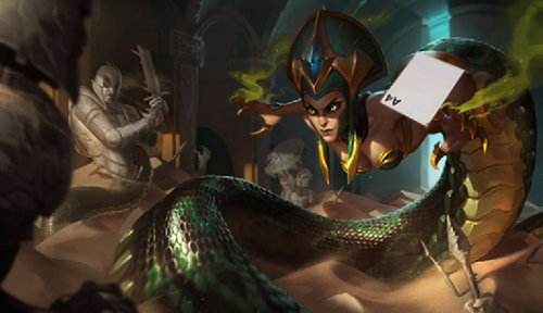 联盟A4腰选美赛 比琴女狐狸更婀娜的是