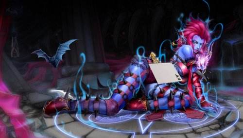 联盟A4腰选美赛 比琴女狐狸更婀娜的是