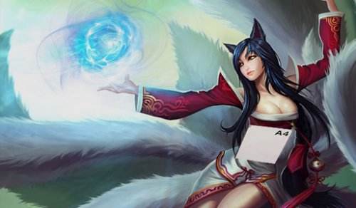 联盟A4腰选美赛 比琴女狐狸更婀娜的是