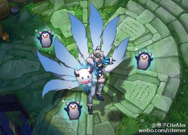 阿狸冰雪节皮肤来袭——原来是网友自制