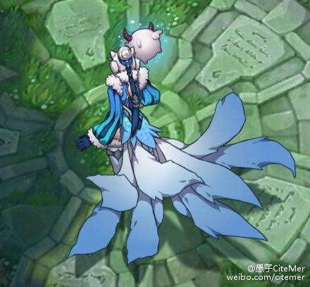 阿狸冰雪节皮肤来袭——原来是网友自制