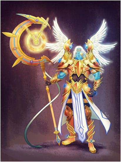 神之浩劫近日设计图集更新 炽天使柯罗诺斯 