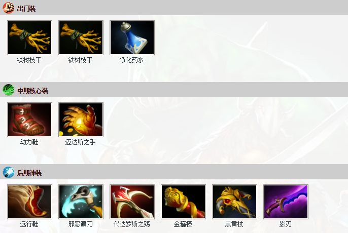 DOTA2先知出装攻略：打野成就高富帅