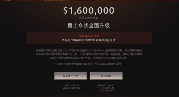 DOTA2小红本更新上线 Ti6勇士令状来袭