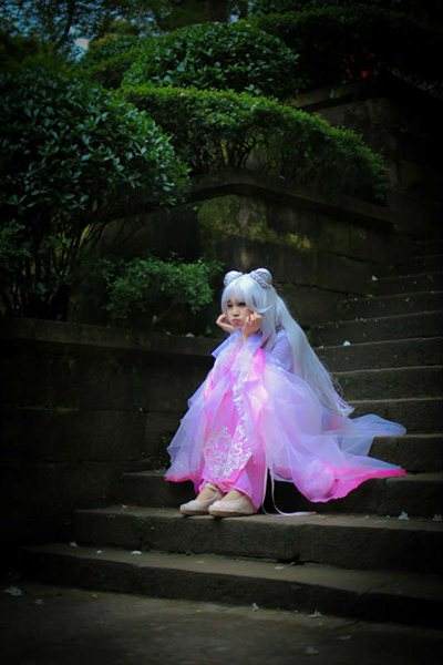 游戏时装沧海间烟扣 剑网3Cosplay欣赏