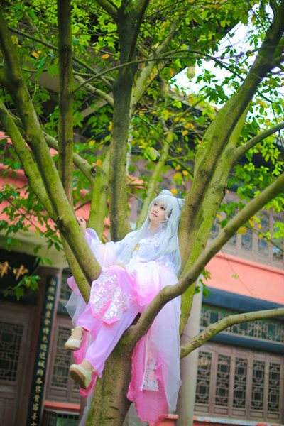 游戏时装沧海间烟扣 剑网3Cosplay欣赏