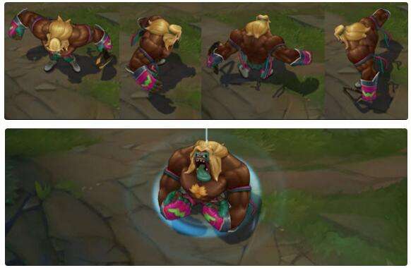 lol猛虎摔跤手蒙多特效预览 蒙多新皮肤多少钱