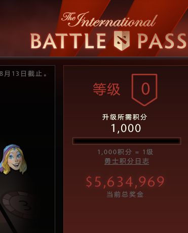 荣耀不朽盾 Ti6总奖金或超2000万美元