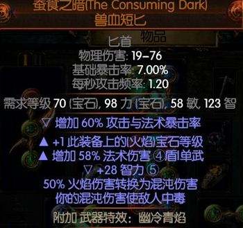 流放之路CI元素使瓦尔火盾BD技能出装推荐