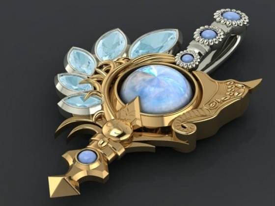 LOL或进军首饰界 珠宝设计师再出娜美项坠