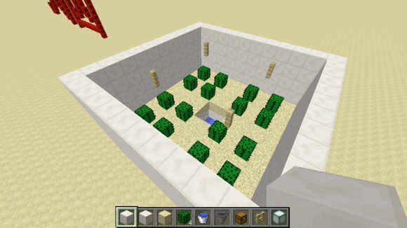 我的世界仙人掌农场mc仙人掌农村制作教程 特玩网