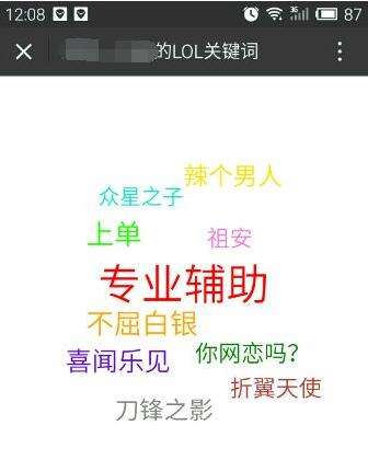 英雄联盟关键词里“你网恋吗”是什么意思