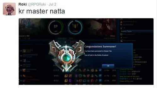 日本LJL选手在韩服奋斗 已冲上大师段位