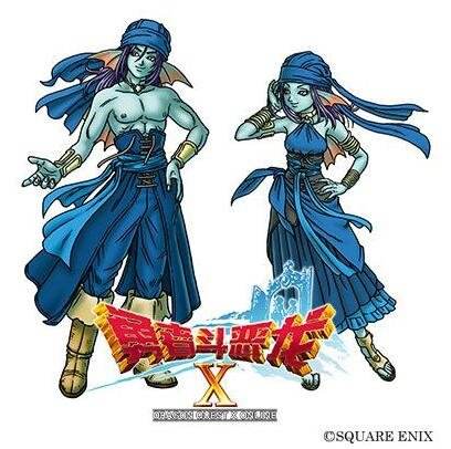 鸟山明风格 《勇者斗恶龙X》人设原画首曝光