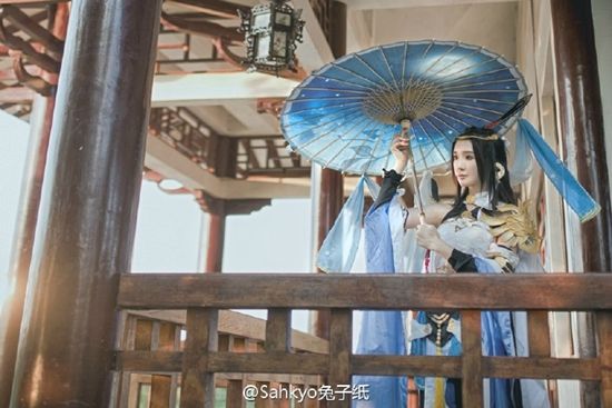 剑网3纯阳同人唯美cos 秦风道姑美如画