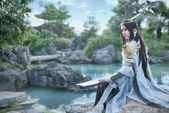 剑网3纯阳同人唯美cos 秦风道姑美如画