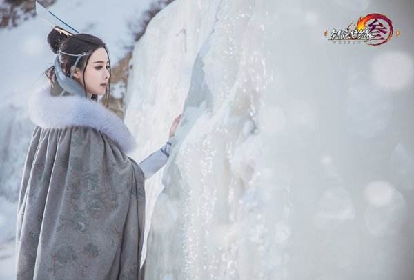 剑网3纯阳道姐雪山旅拍 雪山美人纯如画